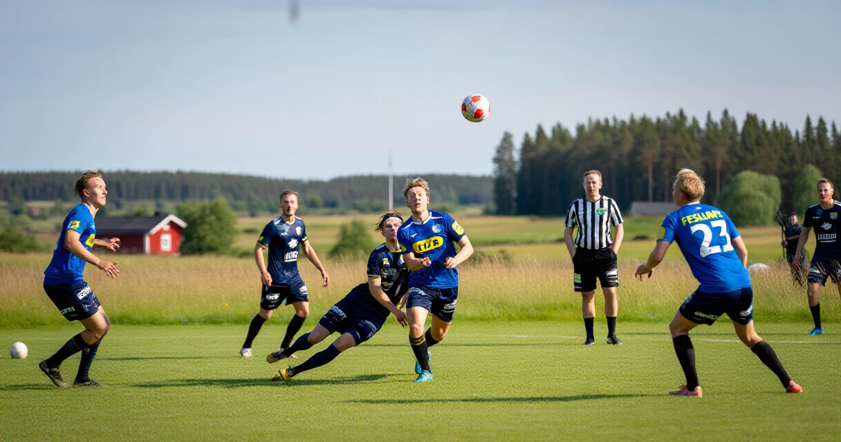 Pesäpallopeli suomalaisella kentällä kesällä, pelaajat peliasuissaan
