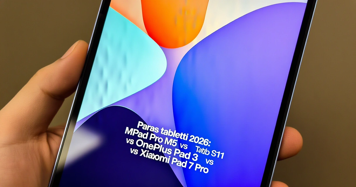 Paras tabletti 2026: iPad Pro M5 vs Galaxy Tab S11 Ultra vs OnePlus Pad 3 vs Xiaomi Pad 7 Pro