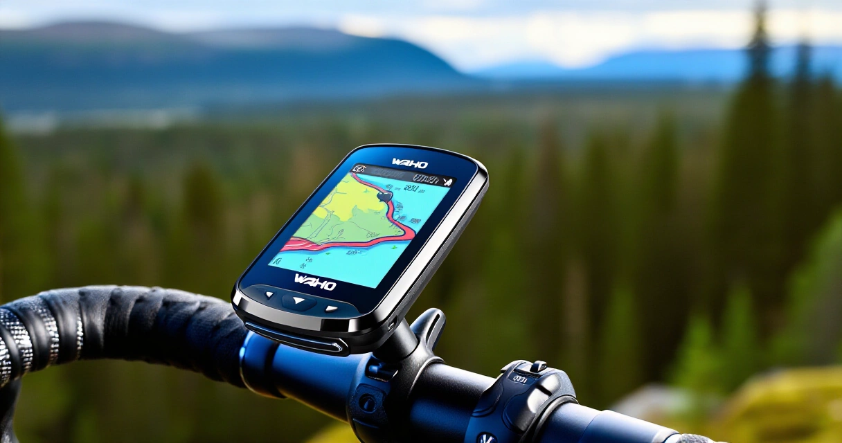 Wahoo Elemnt Bolt v2 pyörätietokone kiinnitettynä maantiepyörän ohjaustankoon